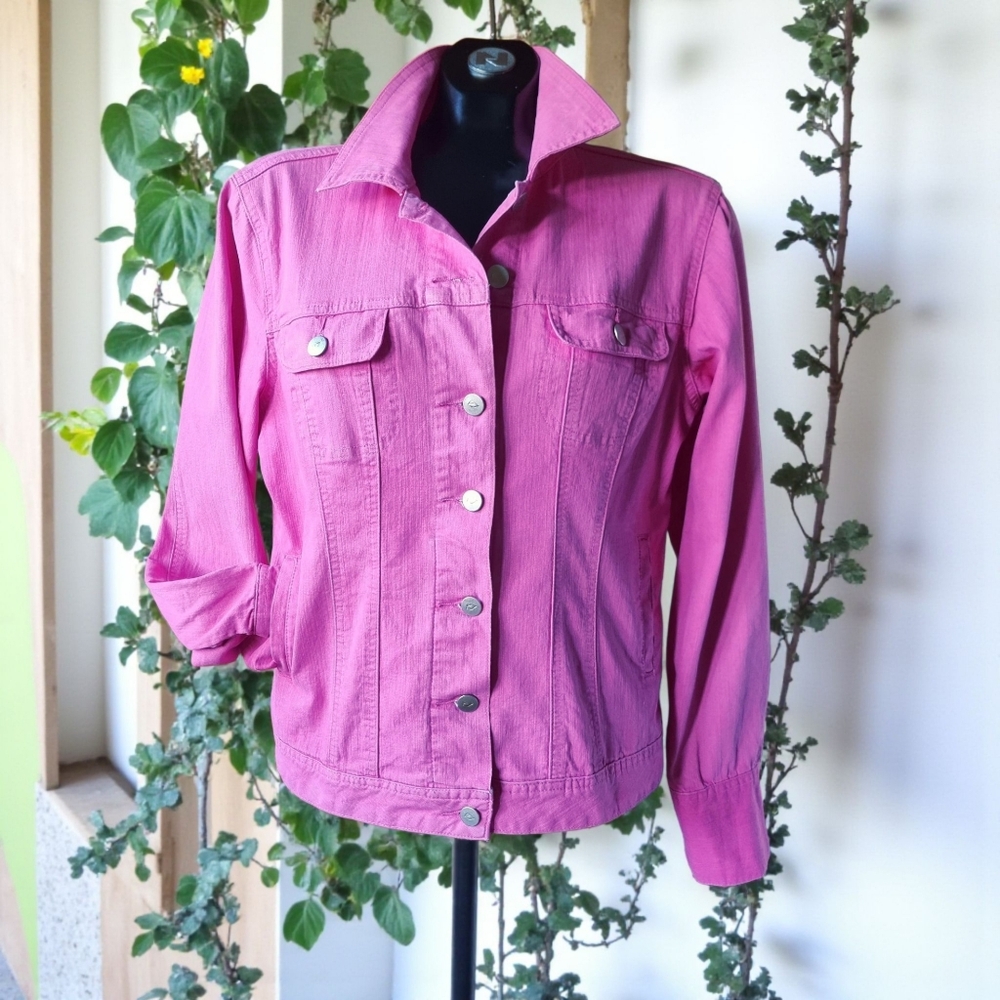 Cotton Ginny Vintage Pink Denim Jean Jacket